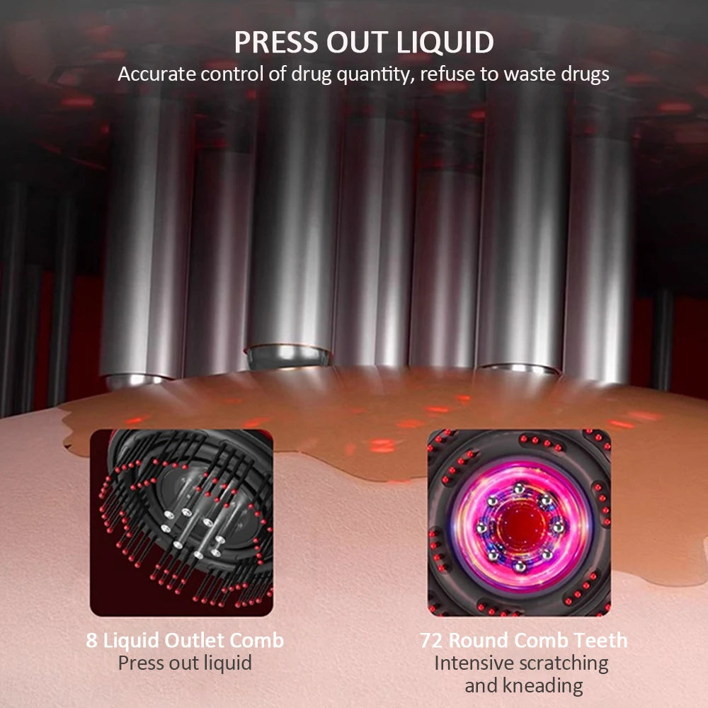 Lumina Red Light Scalp Massager & Hair Growth Brush